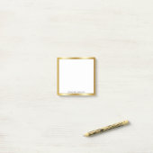 Minimalistisch aangepaste naam Professional Modern Post-it® Notes (Op bureau)