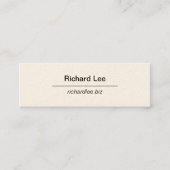 Minimalistisch aanpasbaar mini visitekaartje (Voorkant)