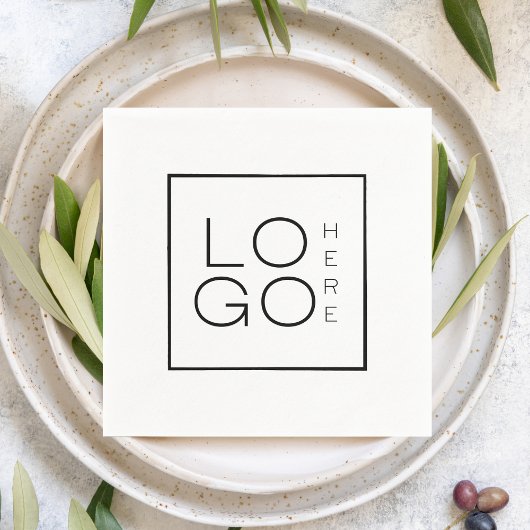 minimalistisch aantal gebeurtenissen voor bedrijfs servet