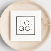 minimalistisch aantal gebeurtenissen voor bedrijfs servet