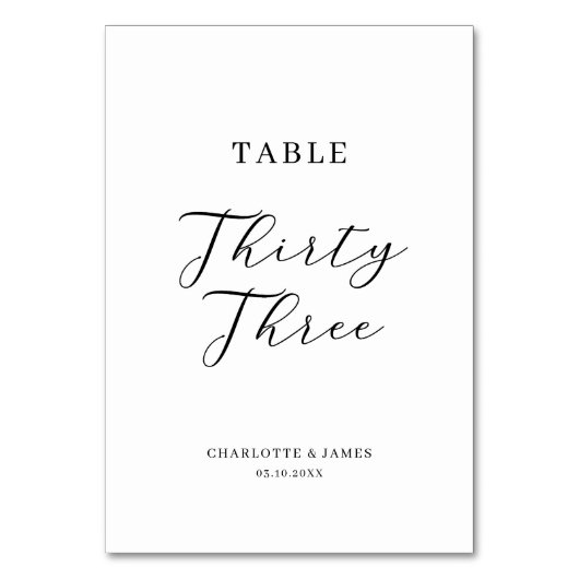 Minimalistisch aantal van de Lijst van het Manuscr Kaart (Voorkant)