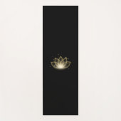 Minimalistisch Abstract Afbeelding met Gold Lotus  Yogamat (Voorkant)