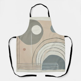 Minimalistisch Abstract all-over print Schort