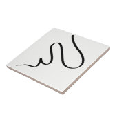 Minimalistisch abstract art. tegeltje (Zijkant)