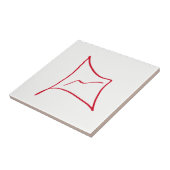 Minimalistisch abstract art. tegeltje (Zijkant)