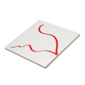 Minimalistisch abstract art. tegeltje (Zijkant)