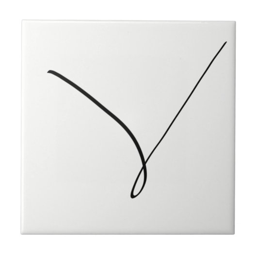 Minimalistisch abstract art. tegeltje (Voorkant)