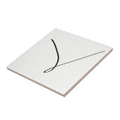 Minimalistisch abstract art. tegeltje (Zijkant)