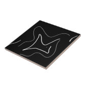 Minimalistisch abstract art. tegeltje (Zijkant)