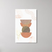Minimalistisch Abstract Boho Design Canvas Afdruk (Voorkant)