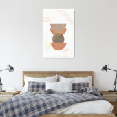Minimalistisch Abstract Boho Design Canvas Afdruk (Insitu (Slaapkamer))