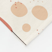 Minimalistisch Abstract Boho-patroon Fleece Deken (Hoek)