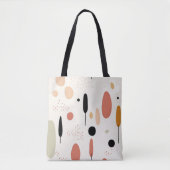 Minimalistisch Abstract Boho-patroon Tote Bag (Voorkant)