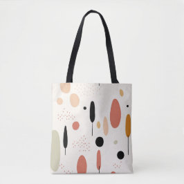 Minimalistisch Abstract Boho-patroon Tote Bag