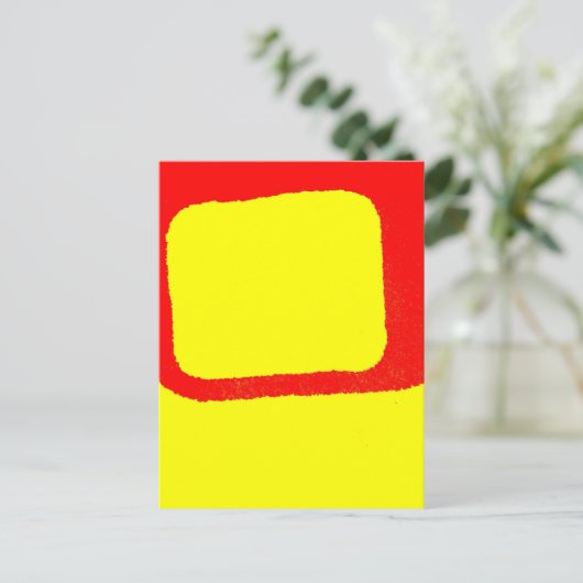 Minimalistisch Abstract Briefkaart (Staand voorkant)