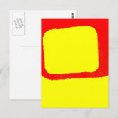 Minimalistisch Abstract Briefkaart (Voorkant / Achterkant)