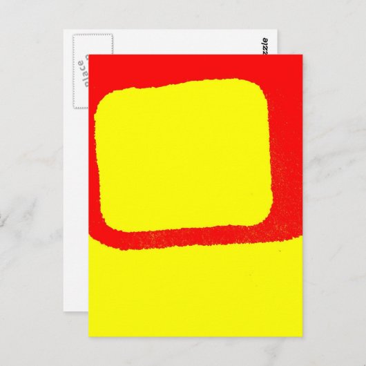 Minimalistisch Abstract Briefkaart (Voorkant / Achterkant)