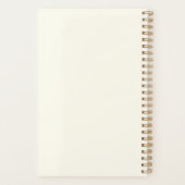 Minimalistisch Abstract deegboek op maat Planner (Achterkant)