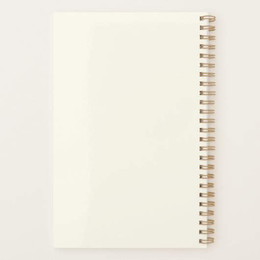 Minimalistisch Abstract deegboek op maat Planner (Achterkant)