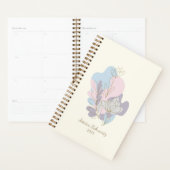 Minimalistisch Abstract deegboek op maat Planner (Display)
