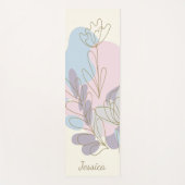 Minimalistisch Abstract deegboek op maat Yogamat (Voorkant)