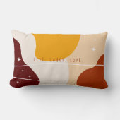 Minimalistisch Abstract geel Sinaasappel Kussen (Voorkant)