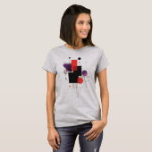 Minimalistisch Abstract geometrisch T-shirt voor m (Voorkant volledig)