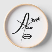 Minimalistisch Abstract gezicht modern kunstontwer (Voorkant)