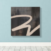 Minimalistisch Abstract Italiaans modern Canvas Afdruk (Insitu (Houten vloer))
