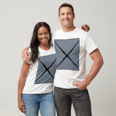 minimalistisch Abstract kruis T-shirt (Unisex)