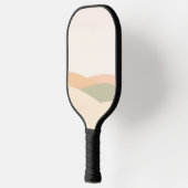 Minimalistisch Abstract landschap met Rolling Hill Pickleball Paddle (Links)