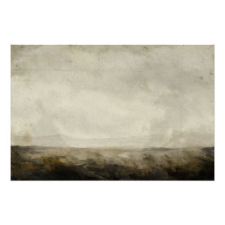 Minimalistisch Abstract landschap Perfect Poster