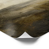 Minimalistisch Abstract landschap Perfect Poster (Hoek)