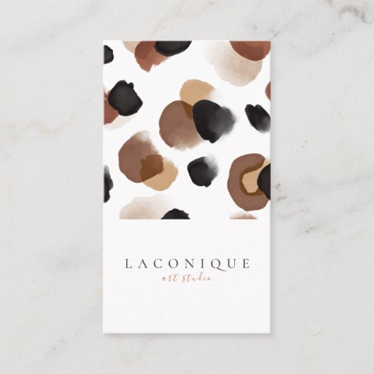 Minimalistisch | ABSTRACT | Lopard Visitekaartje (Voorkant)