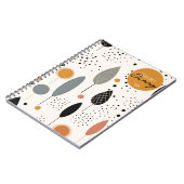 Minimalistisch Abstract Neutraal Patroon Sierkusse Notitieboek (Linkerzijde)