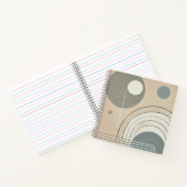 Minimalistisch Abstract Notitieboek (Binnen)