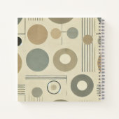 Minimalistisch Abstract Notitieboek (Achterkant)