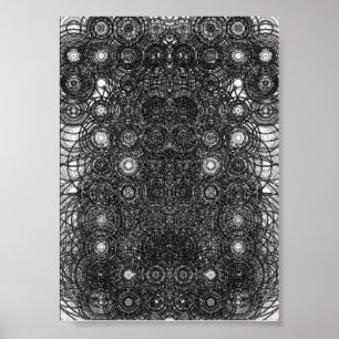Minimalistisch abstract ontwerp poster