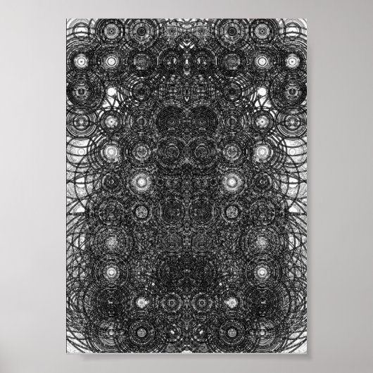 Minimalistisch abstract ontwerp poster (Voorkant)