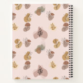 Minimalistisch Abstract patroon Notitieboek (Achterkant)