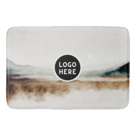 Minimalistisch Abstract patroon van natuurlijke Wa Badmat