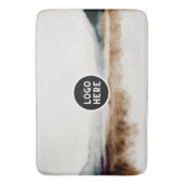 Minimalistisch Abstract patroon van natuurlijke Wa Badmat (Voorkant Verticaal)