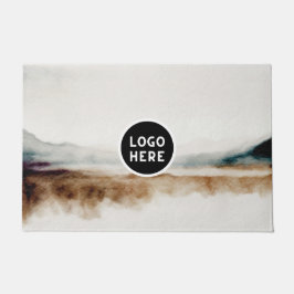 Minimalistisch Abstract patroon van natuurlijke Wa Deurmat