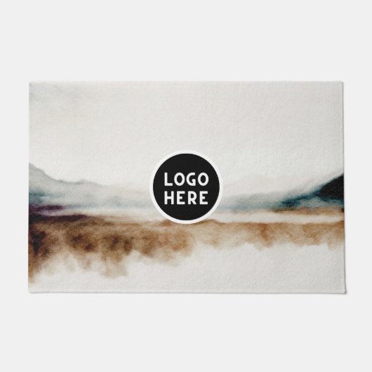 Minimalistisch Abstract patroon van natuurlijke Wa Deurmat (Voorkant)