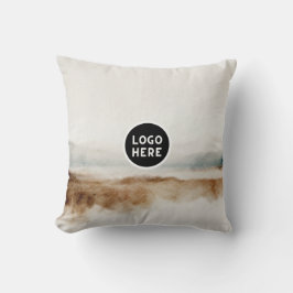 Minimalistisch Abstract patroon van natuurlijke Wa Kussen