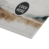 Minimalistisch Abstract patroon van natuurlijke Wa Snijplank (Hoek)