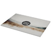 Minimalistisch Abstract patroon van natuurlijke Wa Snijplank (Hoek)