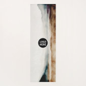 Minimalistisch Abstract patroon van natuurlijke Wa Yogamat (Achterkant)