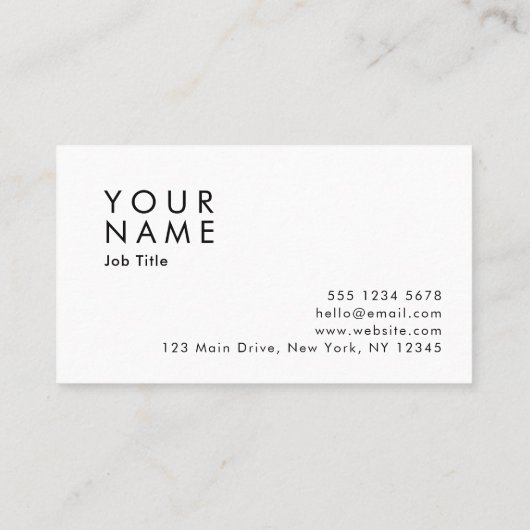 Minimalistisch Abstract patroon Visitekaartje (Achterkant)