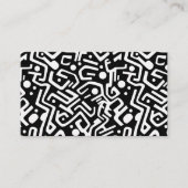 Minimalistisch Abstract patroon Visitekaartje (Voorkant)